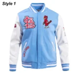 Unisex St. Louis Cardinals Classic Blue Varsity Jacket
