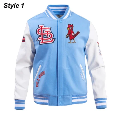 Unisex St. Louis Cardinals Classic Blue Varsity Jacket