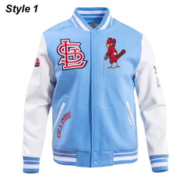 Unisex St. Louis Cardinals Classic Blue Varsity Jacket