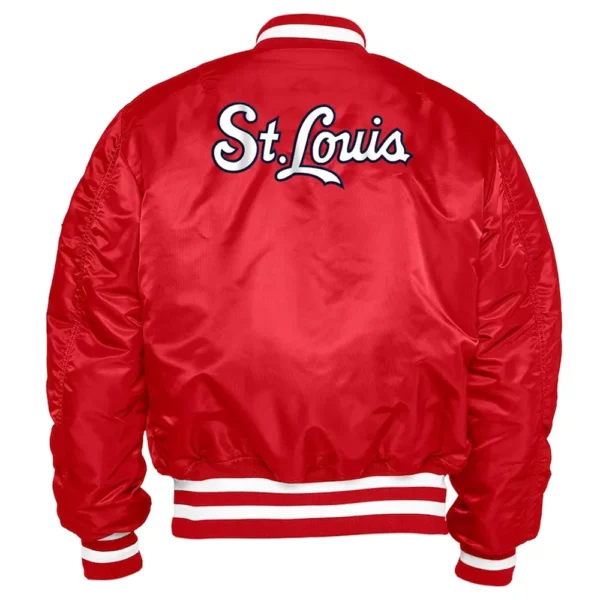 Unisex St. Louis Cardinals Bomber MA-1 Varsity Jacket