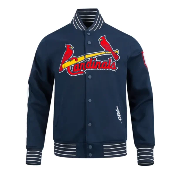 Unisex St. Louis Cardinals Navy Varsity Jacket
