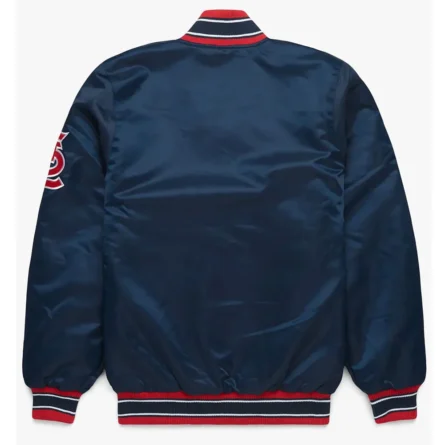 Unisex St. Louis Cardinals Navy Bomber Varsity Jacket