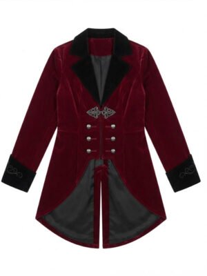 Adult Burgundy Vampire Jacket