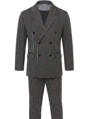 Men Vintage Gangster Suit Costume
