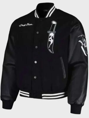 Ghost Face Black Varsity Jacket