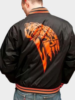 Men’s Halloween Black Bomber Jacket