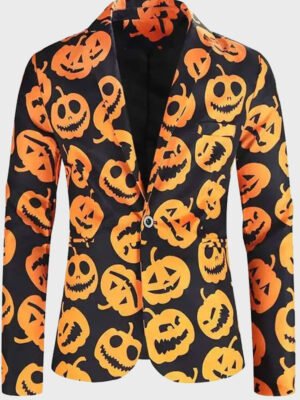 Halloween Pumpkin Blazer
