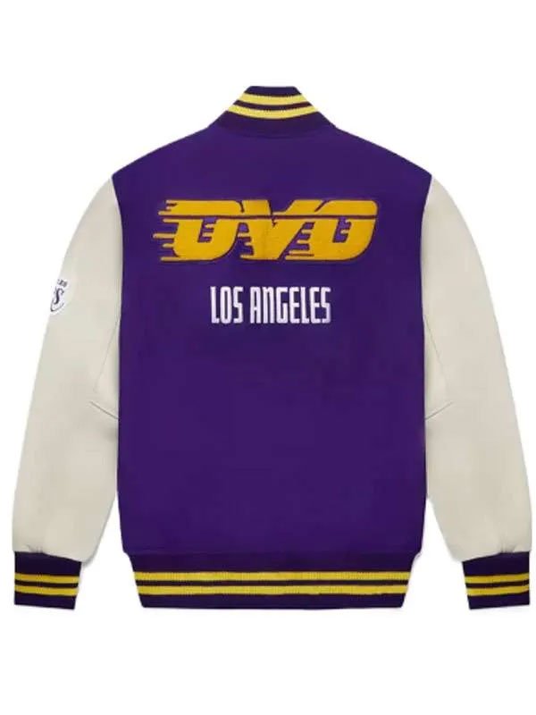OVO Los Angeles Lakers Varsity Jacket - Image 2