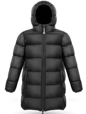 Men’s Black Puffer Coat with Hood