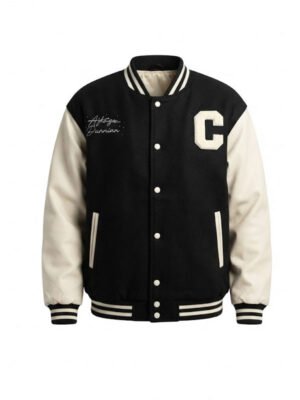 Men's Black Varsity Jacket