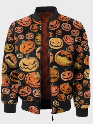 Pumpkin Bomber Jacket
