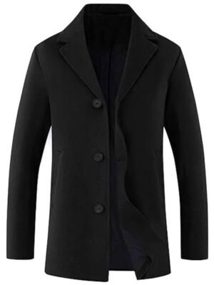 Men’s Single Breasted Peacoat