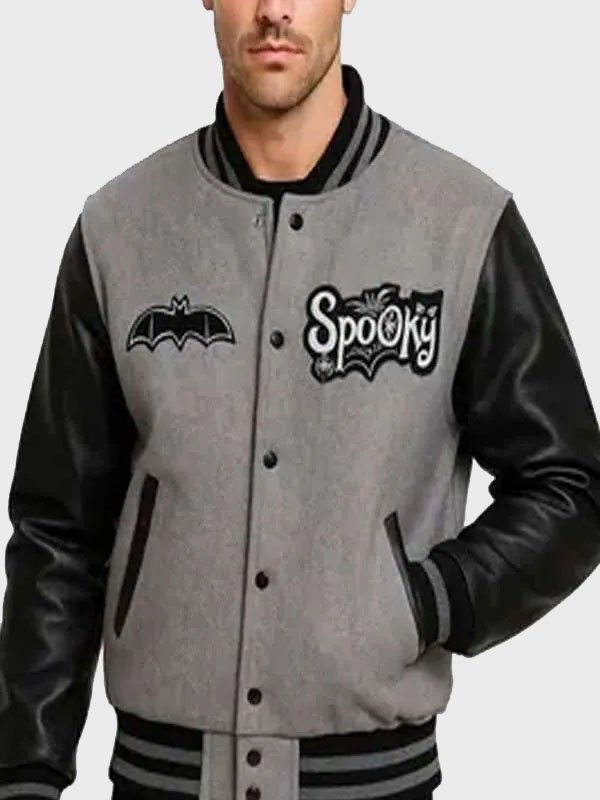 Halloween Spooky Varsity Jacket - Image 2