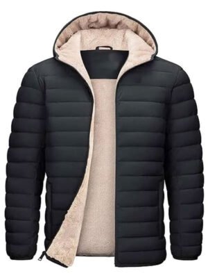 Stylish Quilted Black Puffer Jacket