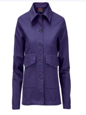 Women’s Casual Blue Cotton Jacket