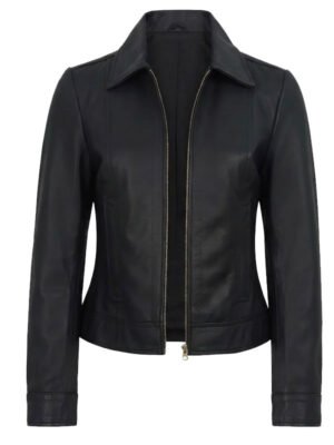 Women’s Leather Black Jacket
