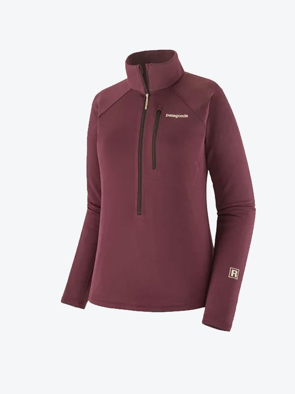 Women's Maroon Fleece Pullover