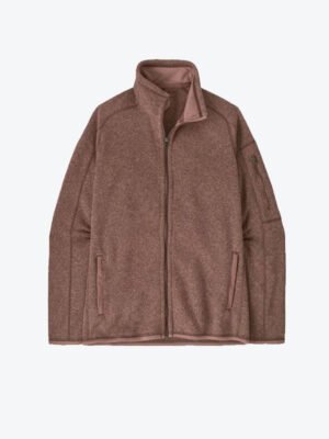 Women's Mauve Sweater Fleece Jacket